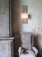 hand painted artistic contemporary wall light