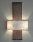 Aged leather architectural Nuit de Chine Wall Light