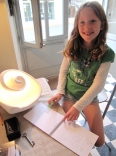 Beautiful plaster sculptural shell table lamp made by artist and lamp maker Hannah Woodhouse, the Graciela is available as a sculpture, a wall light or table lamp.